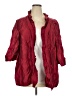 Catherines Red 3/4 Sleeve Button-Down Shirt Size 3X - photo 1