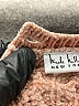 Nicole Miller New York Tweed Tan Pullover Sweater Size L (estimated, youth) - photo 4