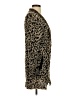 Daytrip 100% Acrylic Animal Print Brown Cardigan Size S - photo 4