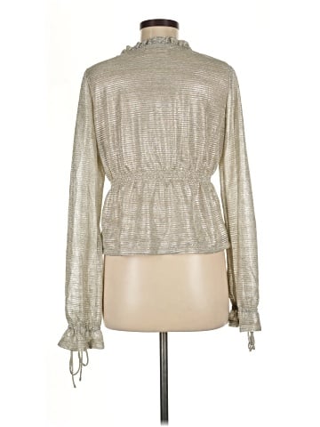 Line & Dot Long Sleeve Blouse (view 2)
