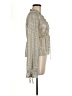 Line & Dot 100% Polyester Silver Long Sleeve Blouse Size M - photo 4