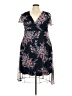 R&M Richards Floral Blue Cocktail Dress Size 18 - photo 1