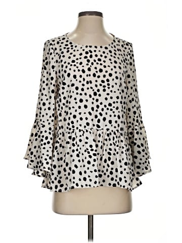 Listicle 3/4 Sleeve Blouse (view 1)