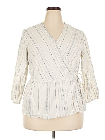 Time and Tru 3/4 Sleeve Blouse (view 1)