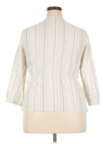 Time and Tru 3/4 Sleeve Blouse (view 2)