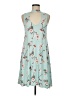 Justify Floral Teal Casual Dress Size M - photo 1