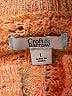 Croft & Barrow Tweed Orange Cardigan Size L - photo 7