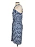 Mud Pie Print Blue Casual Dress Size S - photo 5