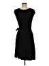 Everly Solid Black Casual Dress Size M - photo 2