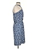 Mud Pie Print Blue Casual Dress Size S - photo 4