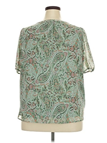 Ann Taylor LOFT Short Sleeve Blouse (view 2)