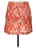 Ace Delivery 100% Rayon Chevron-herringbone Red Casual Skirt Size S - photo 1