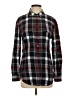 Equipment 100% Cotton Plaid Black Long Sleeve Button-Down Shirt Size S - photo 1