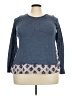 Xhilaration Blue Long Sleeve T-Shirt Size XXL - photo 1
