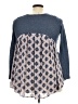 Xhilaration Blue Long Sleeve T-Shirt Size XXL - photo 2