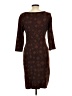 Peruvian Connection Argyle Brown Casual Dress Size L - photo 2