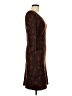 Peruvian Connection Argyle Brown Casual Dress Size L - photo 4