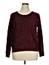 a.n.a. A New Approach Stars Burgundy Pullover Sweater Size XL - photo 1