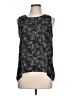 Paper Crane 100% Polyester Black Sleeveless Blouse Size L - photo 1