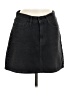 FRAME Denim 100% Cotton Solid Black Denim Skirt Size 28 waist - photo 1