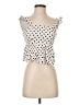 Monteau Ivory Sleeveless Blouse Size S - photo 1