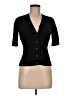 August Silk Black Cardigan Size M - photo 1