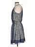 Joie 100% Silk Paisley Floral Blue Cocktail Dress Size S - photo 5