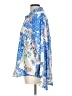 Fate 100% Polyester Floral Blue Long Sleeve Blouse Size L - photo 5