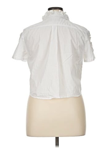J.Crew Collection Short Sleeve Blouse (view 2)