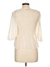 M&S 100% Polyester Ivory 3/4 Sleeve Blouse Size 10 - photo 2
