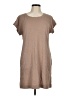 Bobi 100% Cotton Solid Tan Casual Dress Size M - photo 1