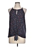 Cha Cha Vente Blue Sleeveless Blouse Size L - photo 1