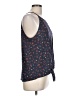 Cha Cha Vente Blue Sleeveless Blouse Size L - photo 4