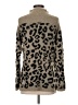 Isabel Maternity Animal Print Tan Turtleneck Sweater Size XS Maternity - photo 2