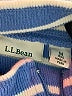 L.L.Bean 100% Cotton Blue Pullover Sweater Size M - photo 7