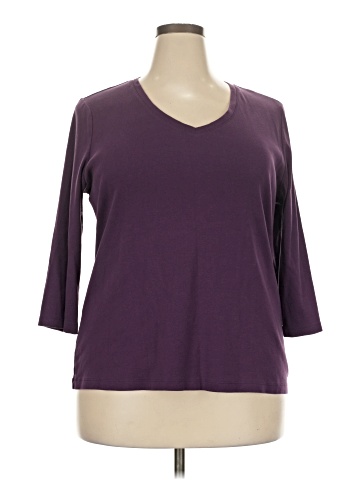 St. John's Bay 3/4 Sleeve T-Shirt (view 1)