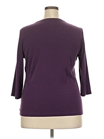 St. John's Bay 3/4 Sleeve T-Shirt (view 2)