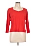 Doncaster Collection Red 3/4 Sleeve T-Shirt Size L - photo 1
