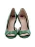 Nine West 100% Leather Green Heels Size 8 1/2 - photo 2