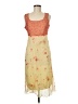 believe.. 100% Polyester Tie-dye Orange Cocktail Dress Size 8 - photo 1