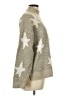Bobeau Stars Silver Pullover Sweater Size L - photo 4
