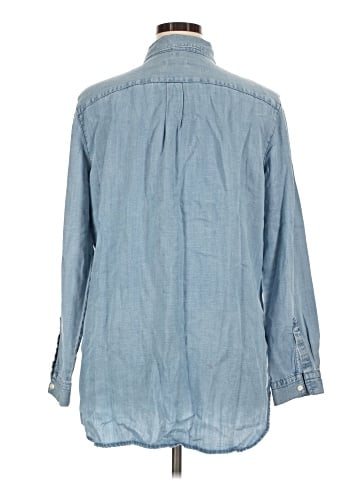 Ann Taylor LOFT Long Sleeve Button-Down Shirt (view 2)
