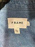 FRAME Blue Short Sleeve Button-Down Shirt Size XL - photo 7