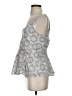 Derek Lam 100% Cotton Silver Sleeveless Blouse Size 2 - photo 5