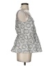 Derek Lam 100% Cotton Silver Sleeveless Blouse Size 2 - photo 4