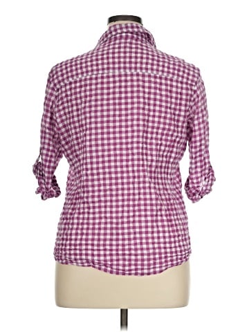 Croft & Barrow 3/4 Sleeve Button-Down Shirt (view 2)