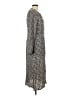 Chaps 100% Viscose Print Gray Casual Dress Size L - photo 4