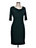 Connected Apparel Solid Teal Cocktail Dress Size 10 - photo 1