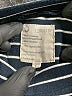 FOR DAYS 100% Cotton Stripes Black Blue Short Sleeve Turtleneck Size L - photo 7