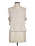 Glam Ivory Sleeveless Blouse Size L - photo 1